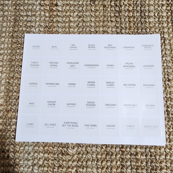 Core Kitchen Pantry Stickers- 243 Labels - Picture 10 of 10